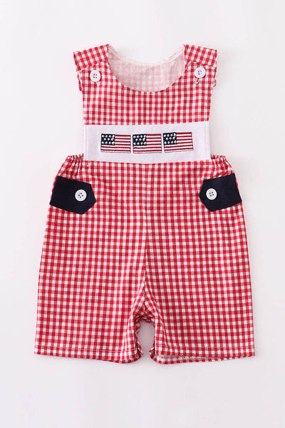 Patriotic Flag Embroidery Boy JonJon