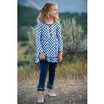 Navy Gingham Legging Set