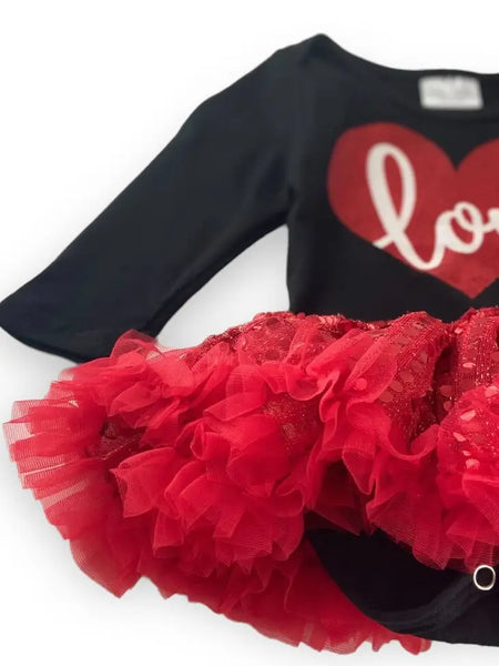 Love Tutu Baby Romper