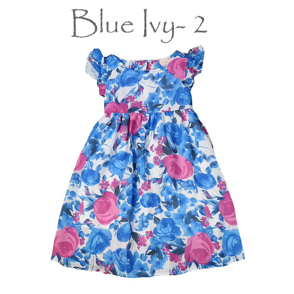 Angel Sleeve Goldie Locks Gown - Mountain Brook Mini Floral