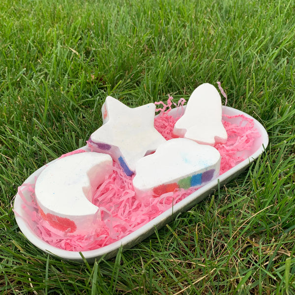 Rainbow Bath Bomb Set
