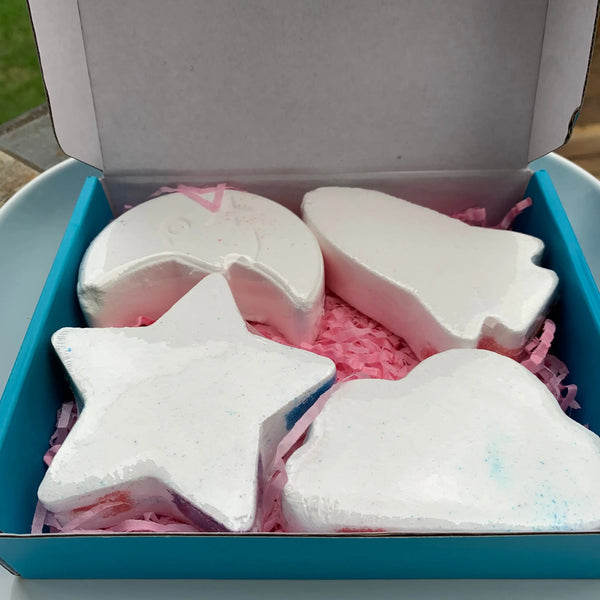 Rainbow Bath Bomb Set