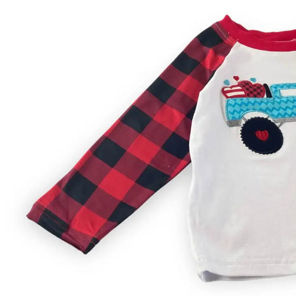 Monster Truck Love Raglan