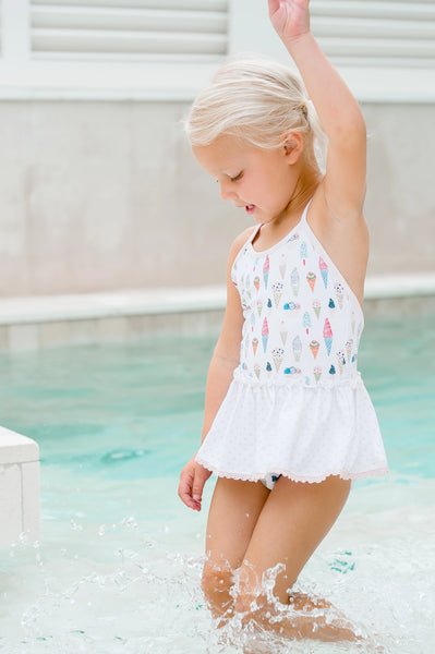 Sweet Treats Ice Cream One-Piece Swim Suit