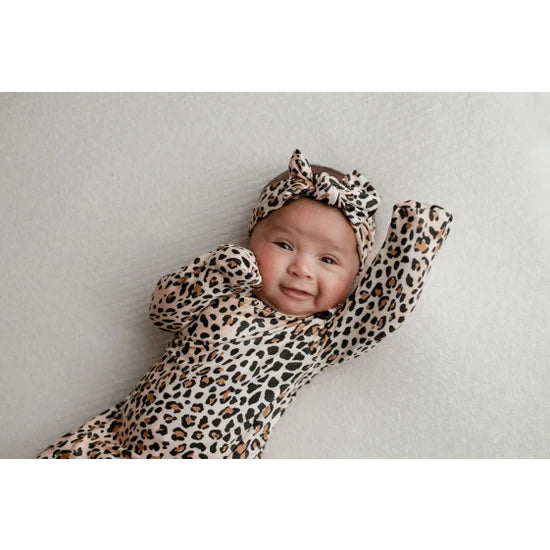 Leopard Gown Set