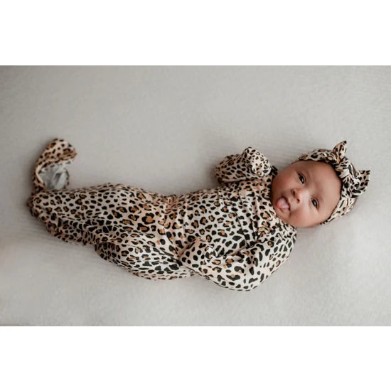 Leopard Gown Set
