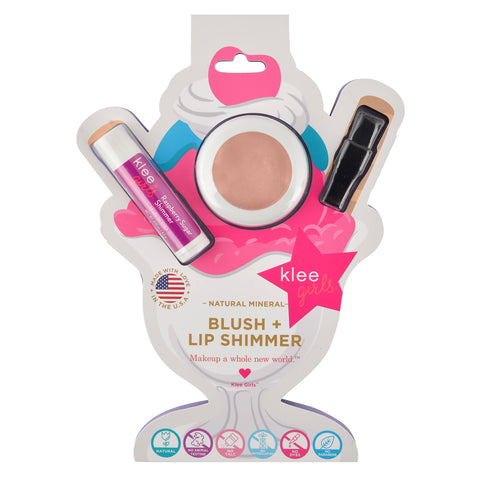 Cotton Candy Glow - Klee Girls Natural Blush Lip Shimmer