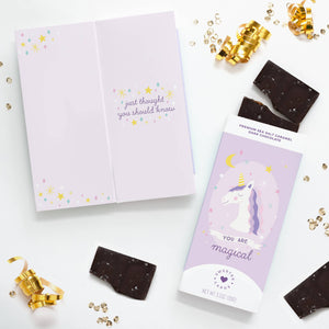 YOU ARE MAGICAL Chocolate-Filled Greeting Card