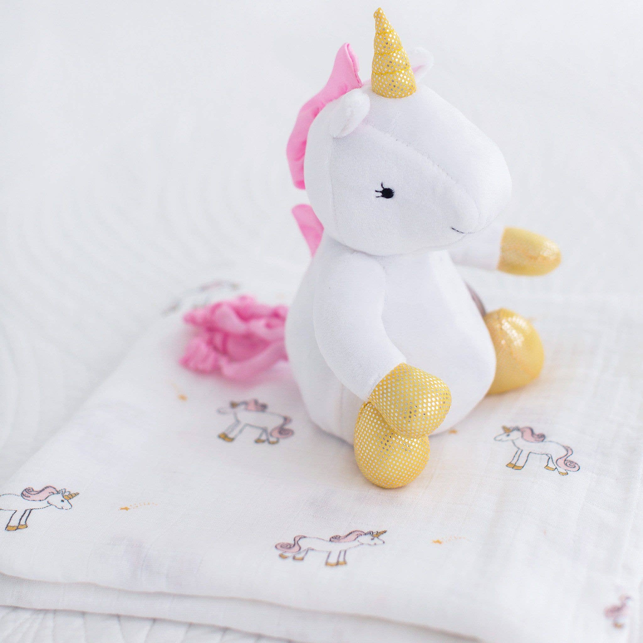 Baby Plush Toy, 7 Inch Sitting, Unicorn