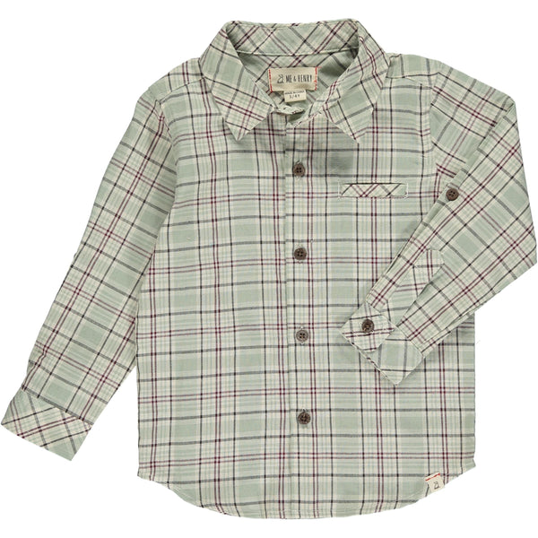 Atwood Green/Navy Plaid Shirt
