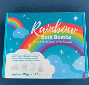 Rainbow Bath Bomb Set