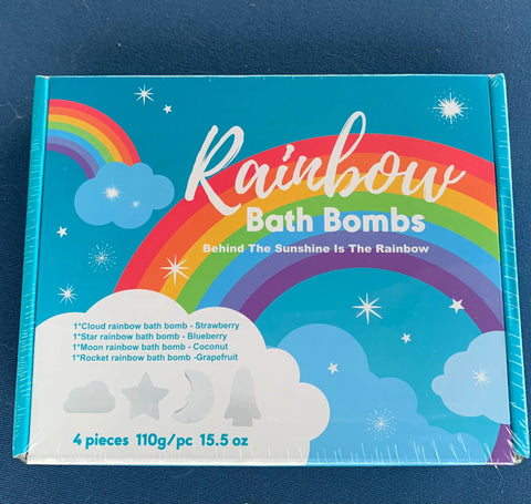 Rainbow Bath Bomb Set