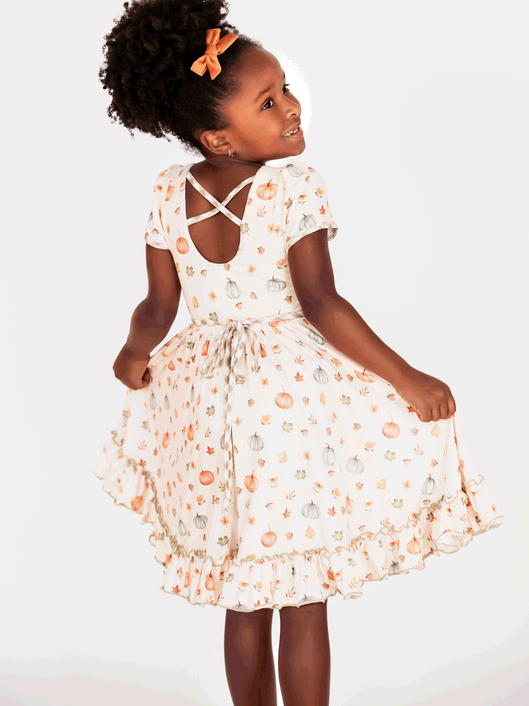 retro pumpkin dress Unique Vintage Plus Size Emerald & Pumpkin Pin Cotton Swing Dress