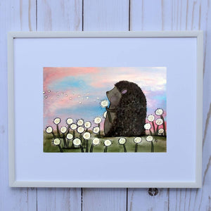 Hedgehog's Wish Framed Art Print