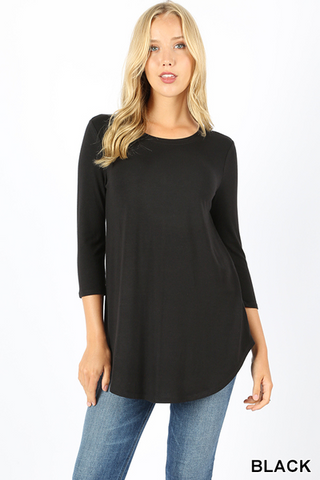 Women’s Black Basic Top