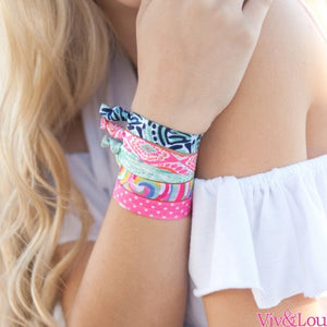 Patterned Hair Ties - Little Pink Princess Boutique